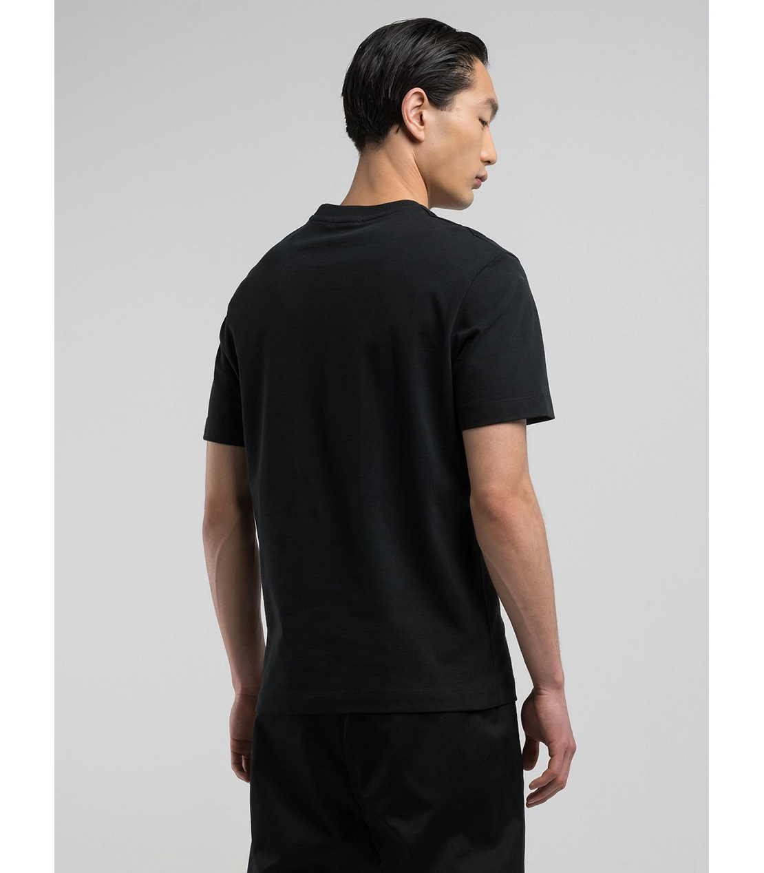 リラックスフィット ヘビーコットンジャージーTシャツ 詳細画像 ブラック 4